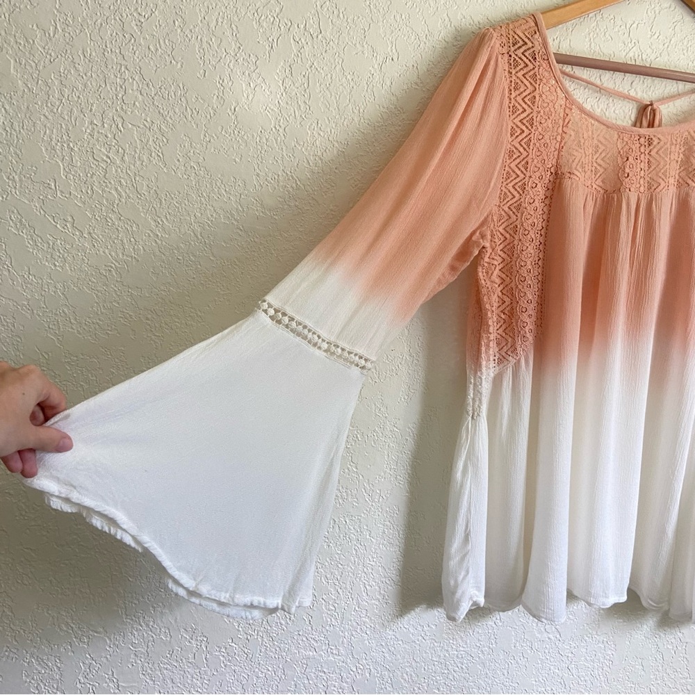 En Créme Ombré Boho Blouse - Picture 7 of 15
